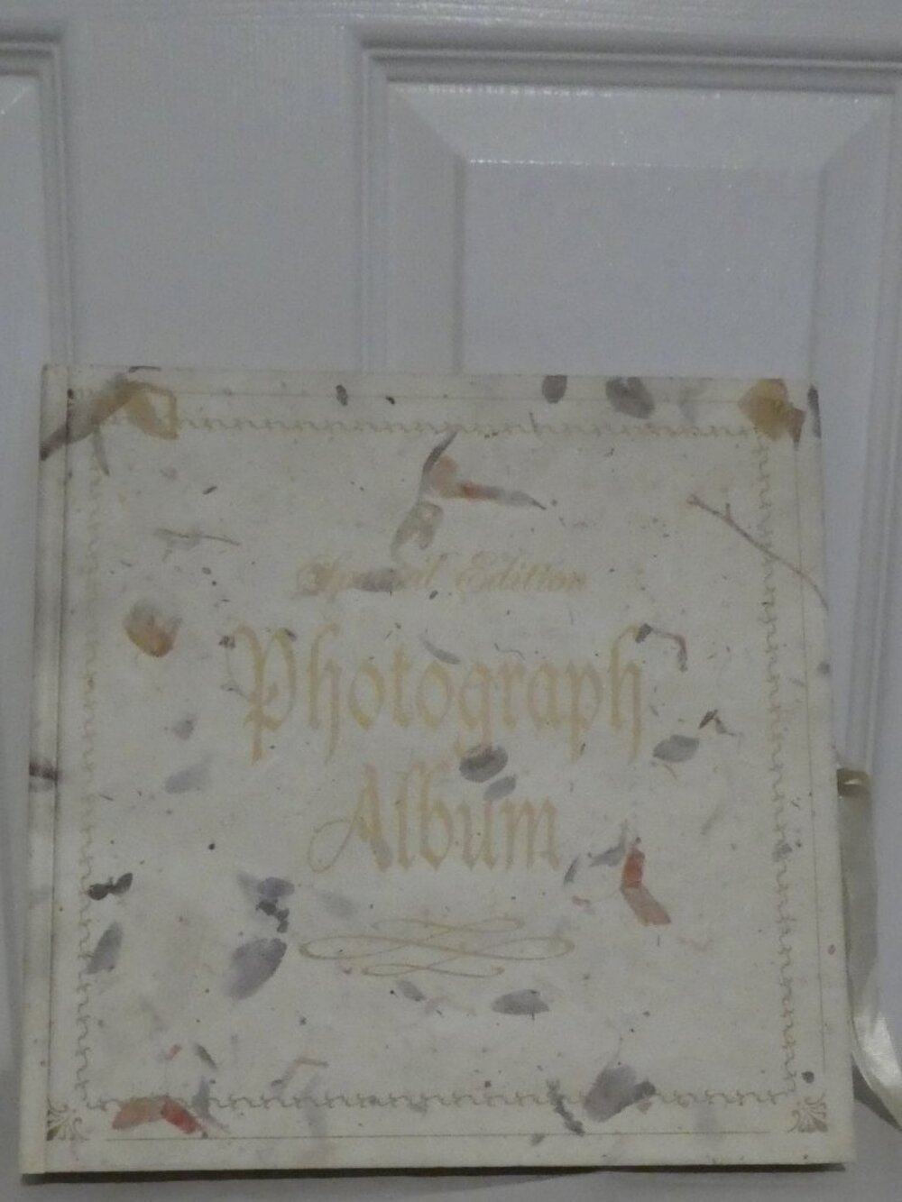 Vintage Special Edition Pressed Flower Floral Hardcover Photograph Album DS-MAX